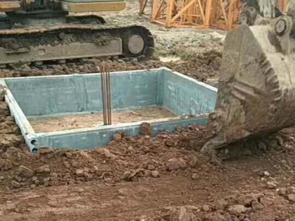 裝配式住房承臺，墻板做承臺